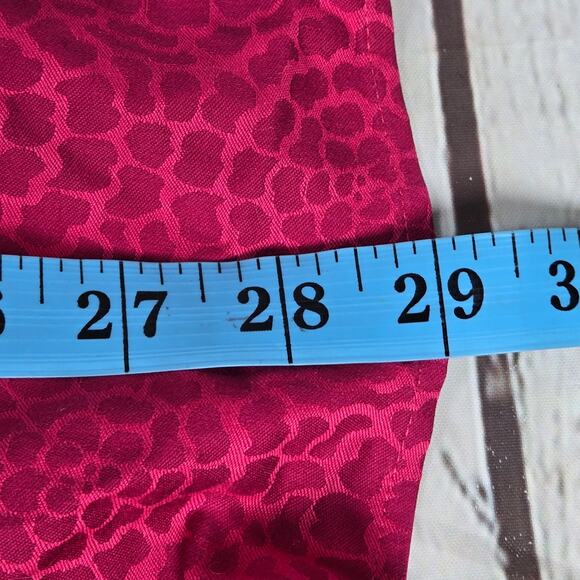 Foxcroft Patterned Long Sleeve V-Neck Button Down Non-Iron Shaped Fit Top 22W - Picture 8 of 8